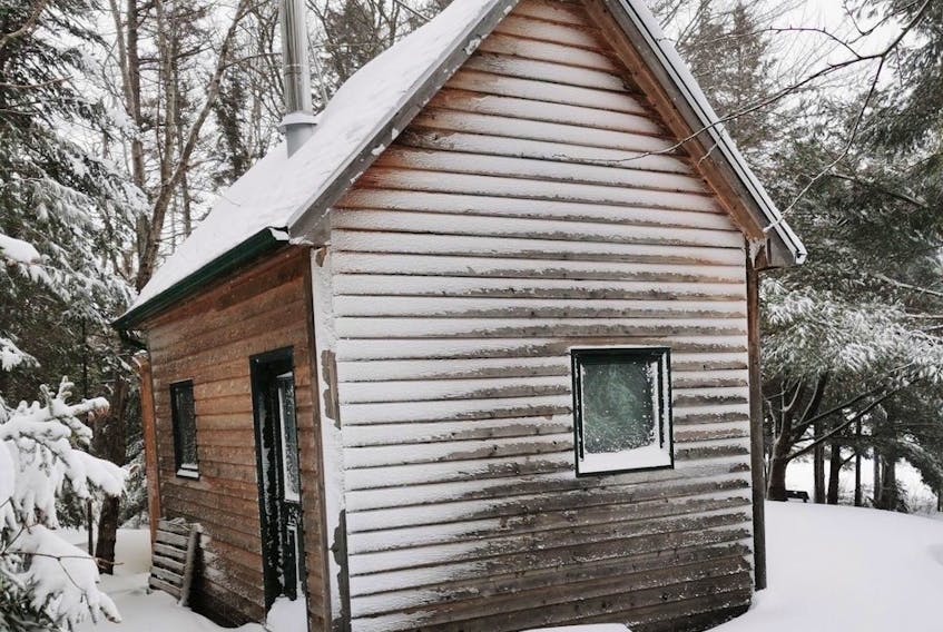 Connecticut residents Julie Perkins and her partner, Brian Fay, own an off-grid cabin in Annapolis County.