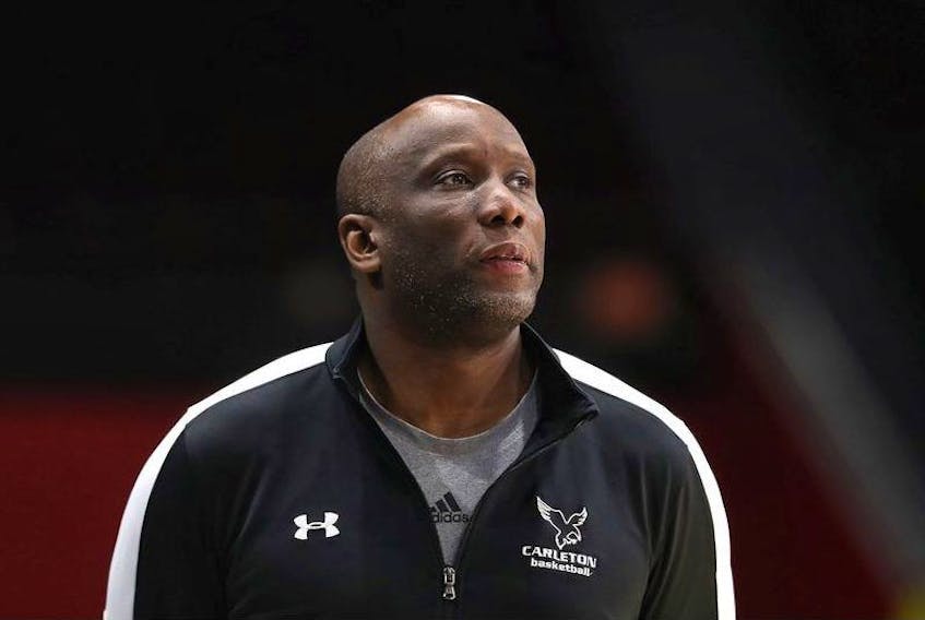  Carleton’s head basketball coach Taffe Charles, pictured in 2020, is celebrating yet another championship for the school. Tony Caldwell/Postmedia