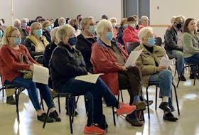 About 100 people attended a public meeting on April 30 in Shelburne to discuss a recent decision by the three municipal units in eastern Shelburne County to privatize Roseway Manor through a tendering process to a for-profit entity. KATHY JOHNSON