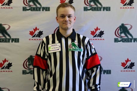 P.E.I. referee officiating at Telus Cup in Alberta