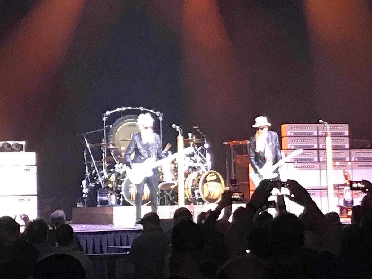 ZZ Top performs on stage in Halifax on Tuesday, May 10, 2022.