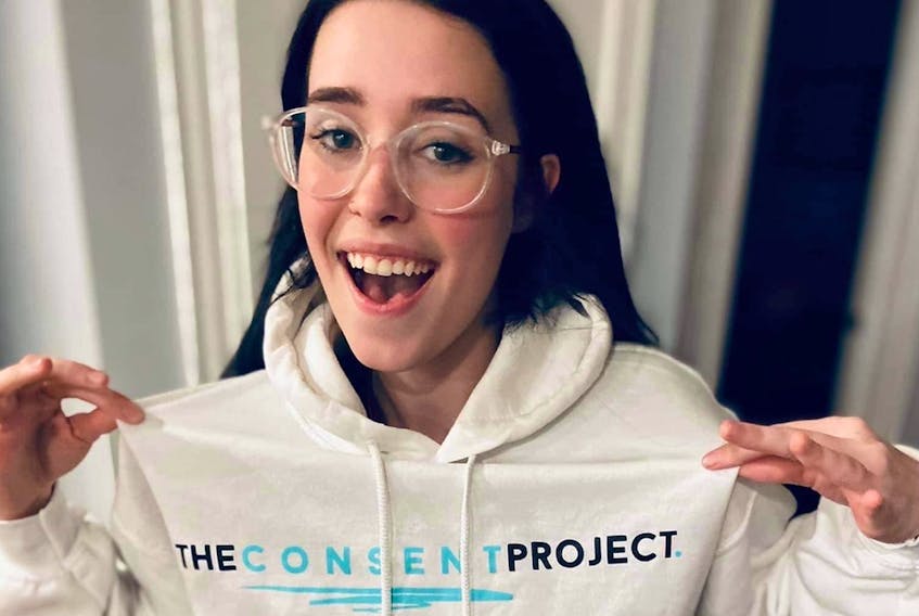 Jelynne Samson is thrilled to make a difference at her school with  The Consent Project. MICHELYNN TOUSNARD