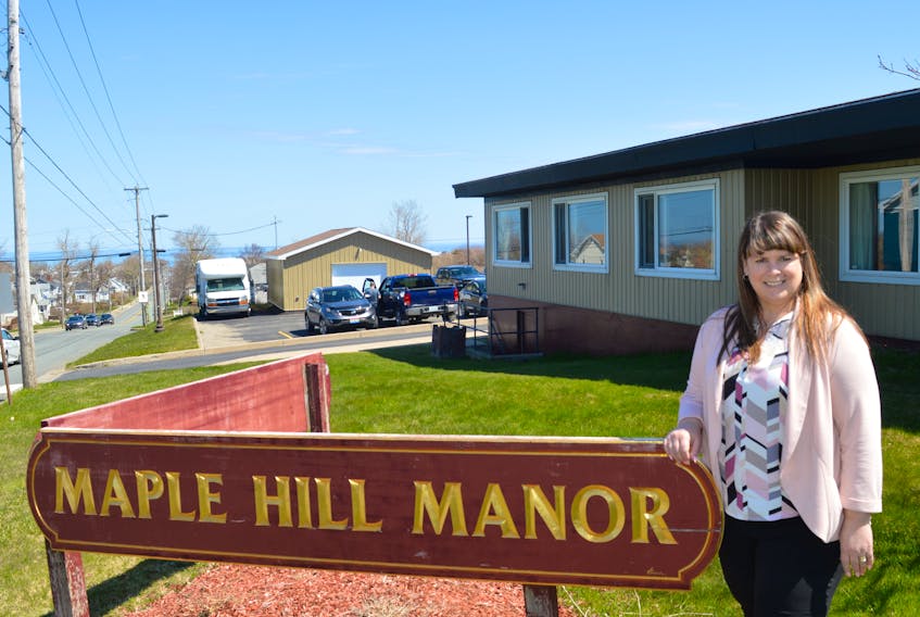 Kendra Baldwin, chief administrative officer for the Maple Hill Manor in New Waterford, says the long-term care home is eyeing the former Mount Carmel school property for potential expansion. IAN NATHANSON/CAPE BRETON POST
