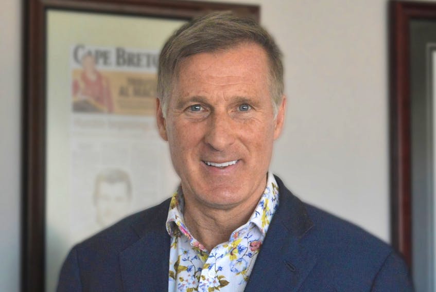 People's Party of Canada Leader Maxime Bernier: "I see the Conservatives now as helping out the left ... and I won’t ever go back." IAN NATHANSON/CAPE BRETON POST