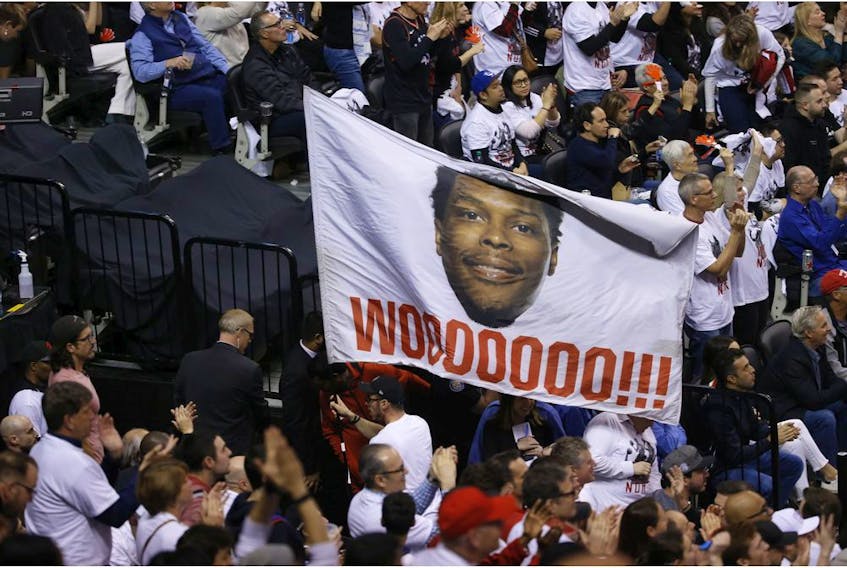 Fans during the third quarter in Toronto, Ont. on Sunday, May 12, 2019