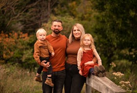 Lacey Sparkes, second from right, one of the nurse practitioners who have started the Nurse Practitioner Health and Wellness Clinic in Corner Brook, is seen here with, from left, son Sam, husband Bradley and daughter Isabelle. CONTRIBUTED