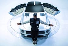 The Will.I.AMG built via The Flip, a project collaborated on by will.i.am and AMG raised money to assist students from disadvantaged communities looking to pursue an education in the STEAM (science, technology, engineering, arts and math) fields.  Mercedes-AMG photo