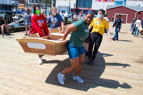 All hands on deck: Indigenous youth learn boat-building skills on CSS Acadia