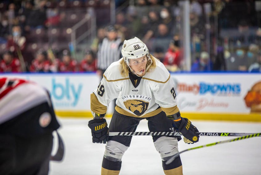 Orrin Centazzo scored the game-winning goal for the Newfoundland Growlers in a 5-1 victory over the Reading Royals in the ECHL North Division final on Thursday, May 12. File Photo