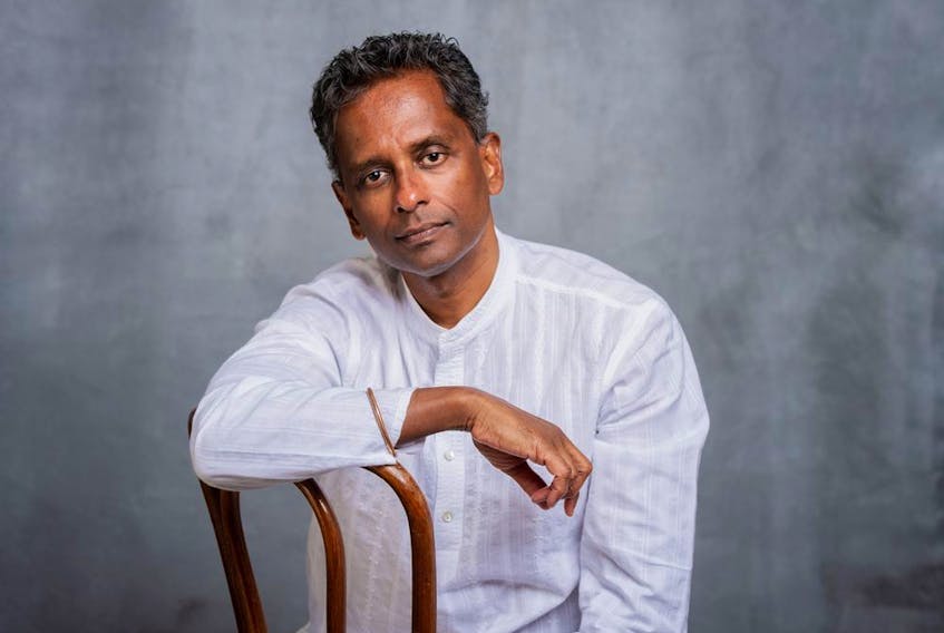 Writer Shyam Selvadurai poses for the CSA Portrait Studio on July 8, 2021. Photo: George Pimentel