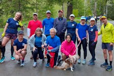 The Sooke Trail and Road Runners club recently held a virtual Tely10 event where they simulated the St. John’s race for their club members. Contributed photo