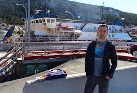 Curtis Williams of Portugal Cove builds model ferries based on the MV Flanders, a vessel he's witnessed countless times crossing the Bell Island Tickle.