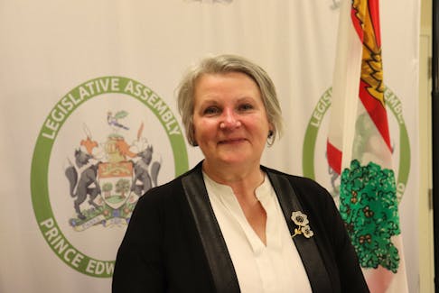 Darlene Compton, deputy premier and minister of finance, says there will be no increase in property tax during 2022. Logan MacLean • The Guardian