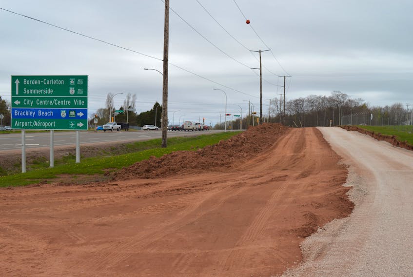Construction on the second phase of the active transportation path in Charlottetown is now underway between St. Peters Road and Brackley Point Road. The first phase, which cost $1.65 million, included opening a multi-use pathway from Murchison Lane to St. Peters Road last year. That phase included intersection improvements and increased signage and lighting. The second phase is expected to cost $1.76 million and is due to be finished by the middle of June. The next phase involves extending the path along the bypass highway down to Mount Edward Road where it will connect with the Confederation Trail. That phase will be completed in 2023. This project is being funded, in part, by the provincial active transportation fund. Dave Stewart • The Guardian