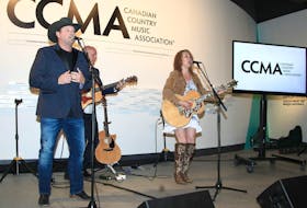 Gord Bamford performs at the National Music Centre Country Music Hall of Fame following an announcement the 40th Canadian Country Music Awards will be returning to Calgary this September. Tuesday, May 17, 2022. Brendan Miller/Postmedia
