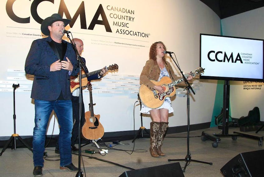 Gord Bamford performs at the National Music Centre Country Music Hall of Fame following an announcement the 40th Canadian Country Music Awards will be returning to Calgary this September. Tuesday, May 17, 2022. Brendan Miller/Postmedia