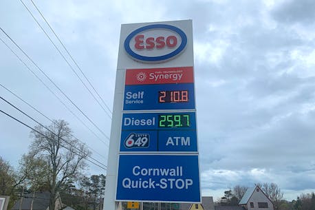 P.E.I. gas price goes up 8 cents on May 17, 2022