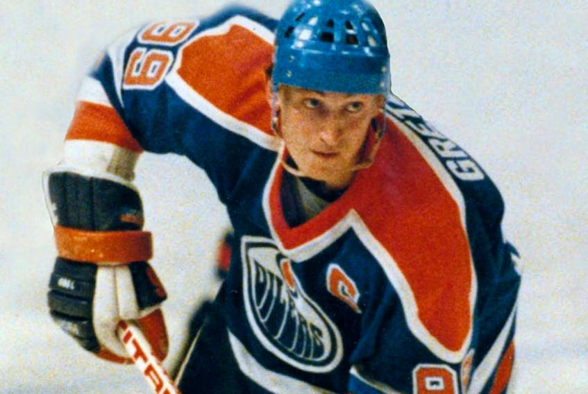  Wayne Gretzky of the Edmonton Oilers.
