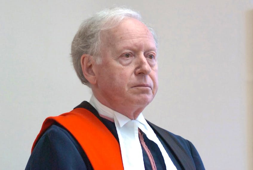 Justice James Adams initially determined a publication ban on the accused’s name would interfere with the open-court principle and public interest. Adams issued a temporary stay of his own decision to allow the accused time to try and appeal it to the Supreme Court of Canada. - FILE