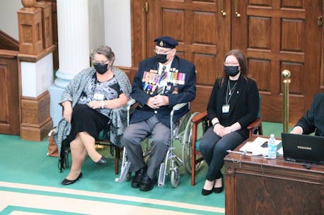 Second World War veteran honoured in Newfoundland and Labrador House of Assembly