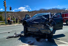 One person was sent to hospital following a two-car collision at Columbus Drive and Bay Bulls Road in St. John's on Friday afternoon.