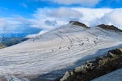 Cond Peak at the head of Kokanee Glacier near Nelson, B.C. Photo credit: Ben Pelto.