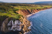 A cliff hanger if there ever was one, the Par-3 16th hole at Cabot Cliffs is the show-stopper of Canadian golf holes. At 150 yards from the middle tees, the distance isn’t daunting, but the Gulf of St. Lawrence to the right sure is.  