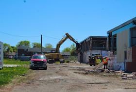Work has begun to demolish the building at the corner of Granville and Ryan streets in Summerside. The former site of Centennial Pool and Holland College, the building has been vacant for more than 10 years. In November 2020, the city announced plans for a housing project at the site. In December 2021, the city announced plans to tear down the property and build a $23-million health centre in its place. Also that month, Tim Banks, president of Pan American Properties Ltd., told Saltwire Network there is a third development in the works. Kristin Gardiner • Journal Pioneer