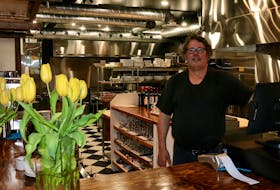 Scott Geddes is right at home in his recently opened Cocoa Pesto Food Shoppe in Windsor. He custom-designed the open concept kitchen/dining room, ensuring the restaurant was optimized for the space available.