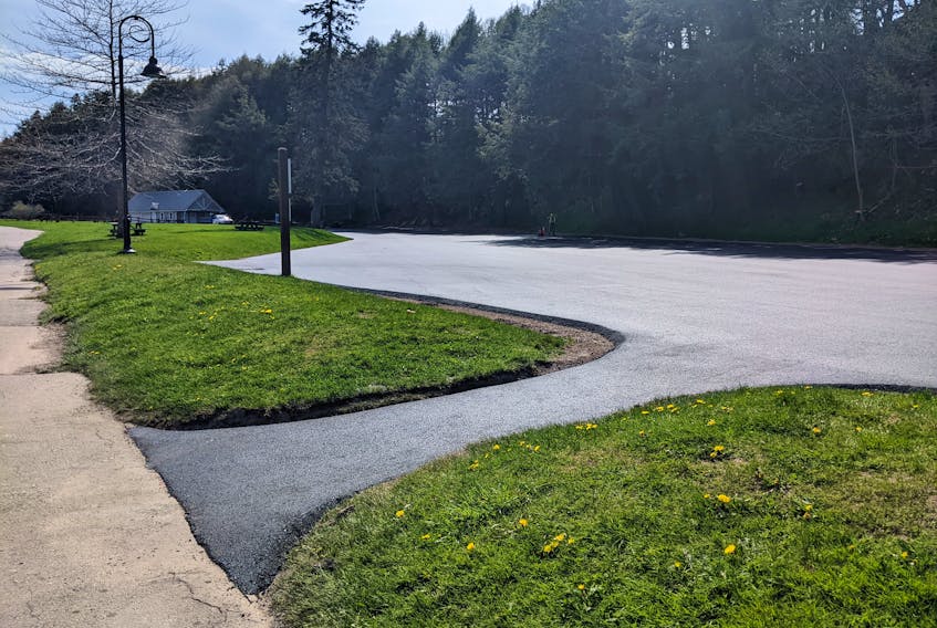 The Victoria Park parking lots off Park Road and Palmer Street have recently been paved.