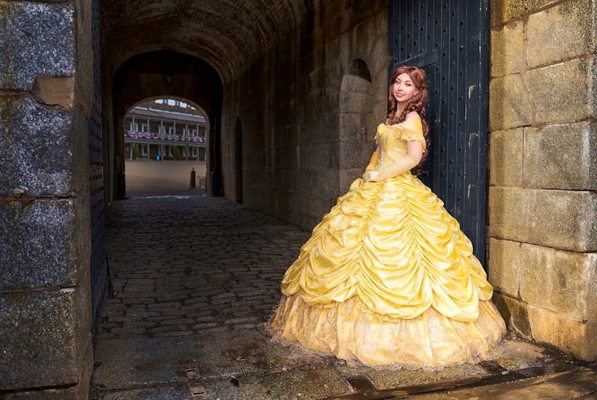 Miranda Pike dressed as Disney Princess Belle. Pike, who is originally from Cape Breton, always loved the Disney princesses, and created a business in Halifax that allows her to bring joy to people as a princess. - Contributed