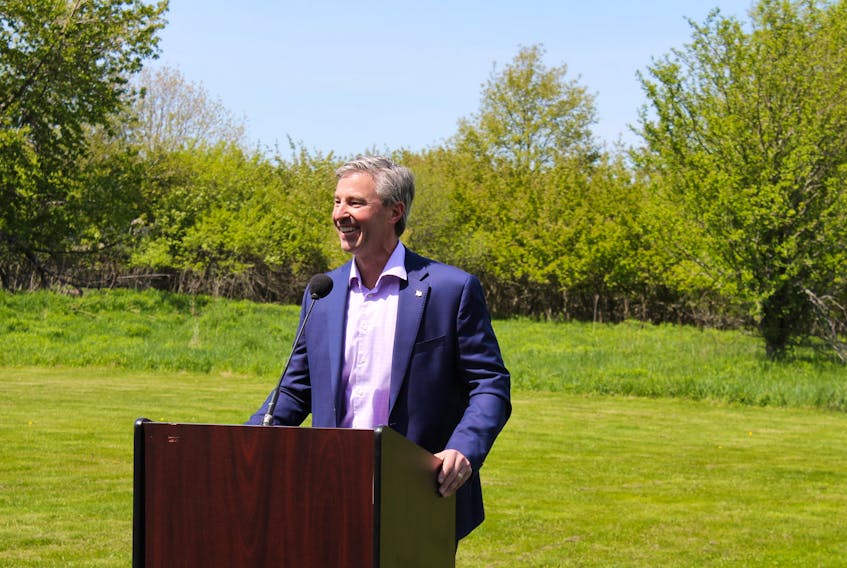 Premier Tim Houston made an announcement at Coady's Place in New Glasgow that the province will be contributing $3 million to help convert the former motel into affordable housing. 