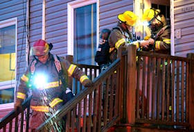 Five people were displaced following a house fire in St. John's Saturday night. Keith Gosse/The Telegram