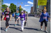 Rejeanne Fairhead, 95, took part in the 5K race during Tamarack Ottawa Race Weekend.