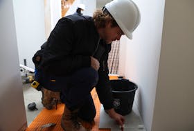 Porcelain offers higher scratch and dent resistance, making it an excellent choice for high-traffic areas in your home, especially if you have children or pets. Michael Holmes tiling a floor on Holmes Family Rescue. 