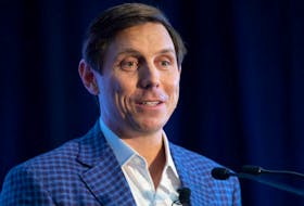Patrick Brown announces his candidacy for the federal Conservative Leadership at a rally in Brampton, Ont., on Sunday, March 13, 2022.