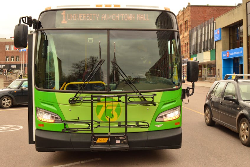 T3 Transit currently operates a fleet of diesel buses, like this one, in Charlottetown, Stratford and Cornwall. - Alison Jenkins