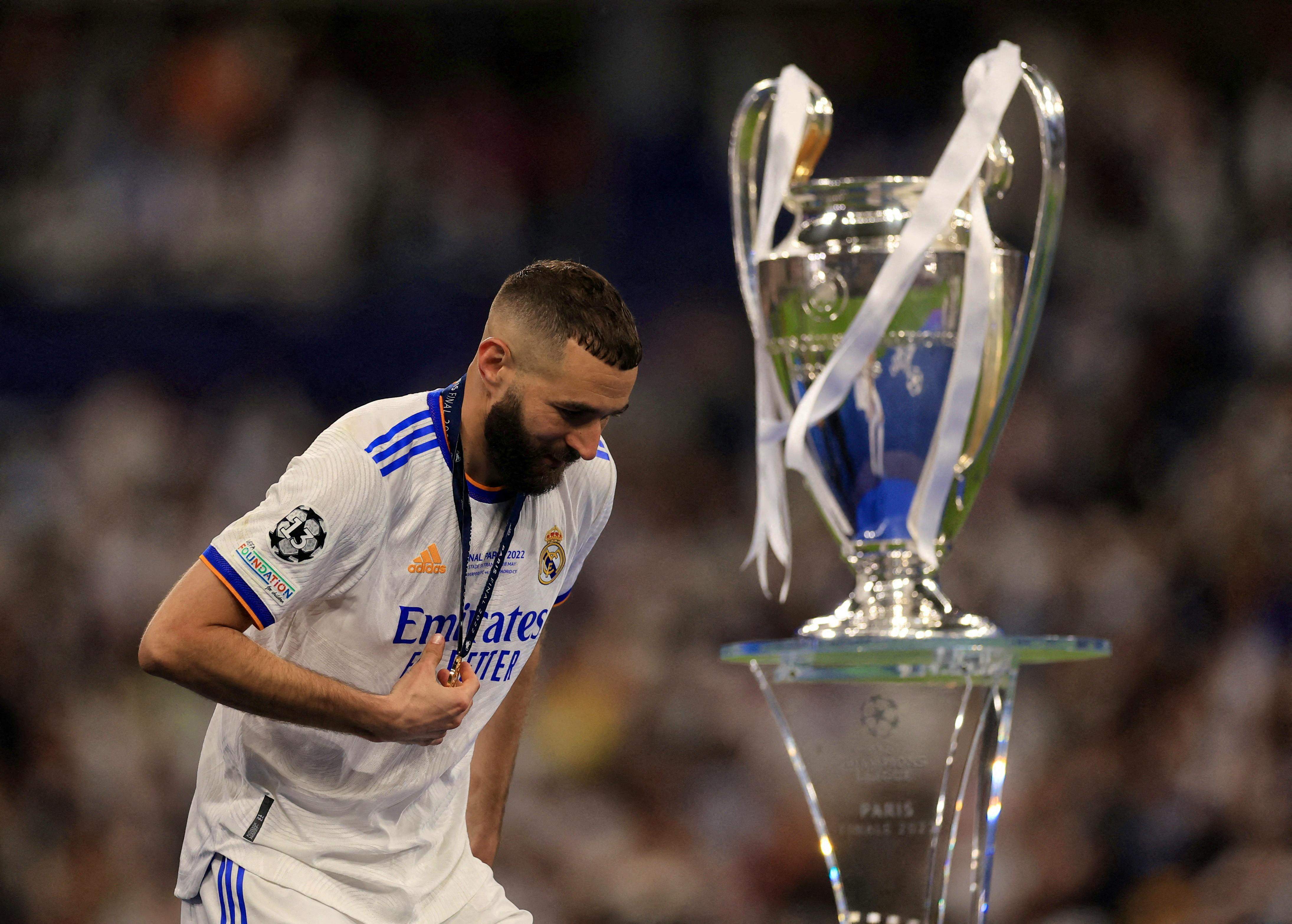 Soccer-Real Madrid's Benzema named Champions League Player of the Season