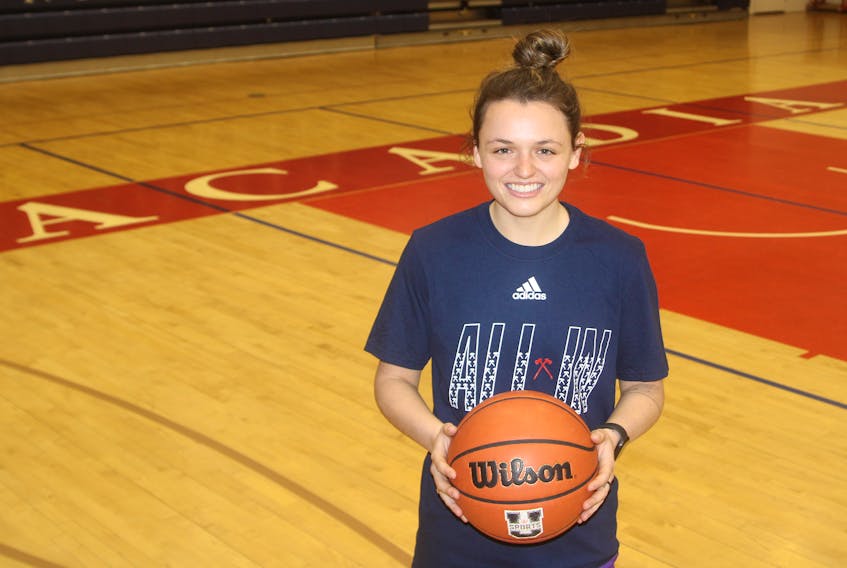 Haley McDonald is returning to the Acadia Axewomen basketball team for her final year of eligibility this fall.