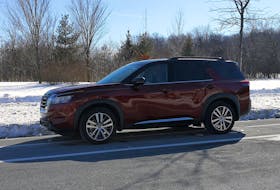 The 2022 Nissan Pathfinder Platinum is the fifth generation of the family-friendly SUV. Emily Chung photo