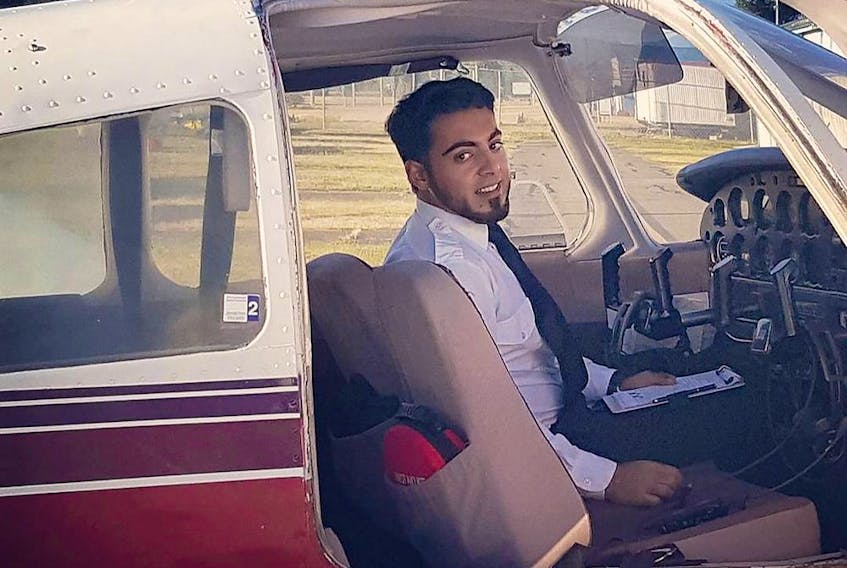 Pilot Azam Azami (pictured) complained to Transport Canada in December about an air taxi service operated by Abhinav Handa, who crashed a week ago in Ontario with two fugitives aboard the plane. Handa was offering scenic tours and charter services on Facebook Marketplace using the same Piper aircraft that he died in April 29 along with alleged hitman Gene Lahrkamp, wanted gangster Duncan Bailey and another young pilot named Hankun Hong.