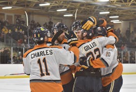 The Yarmouth Mariners Jr. A franchise has been sold to a local ownership group, which is looking forward to greater things and more community involvement for the club in the seasons ahead.  TINA COMEAU PHOTO