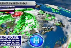 High-pressure will bring sunshine Wednesday and Thursday before more wet weather this weekend.