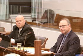 Nigel Burns and Gordon MacFadyen, two senior officials with P.E.I.’s Department of Finance, outlined before a standing committee the $45 million in programs the province of P.E.I. has put in place to cushion the effects of inflation since February. 