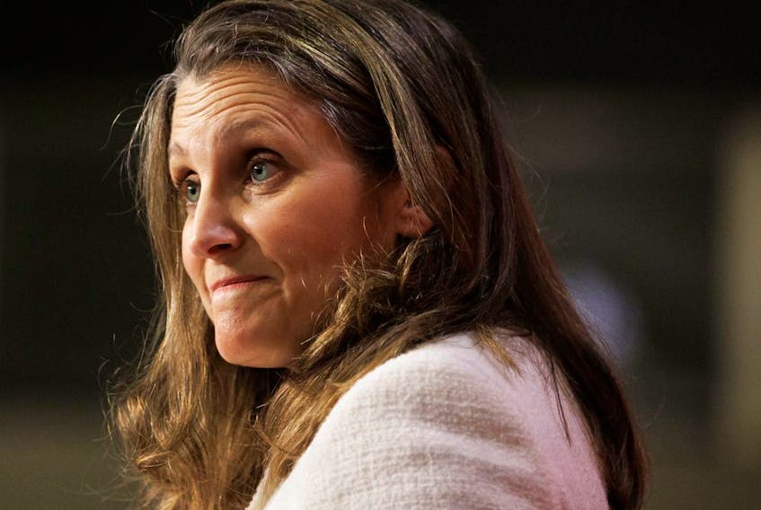 “For the fiscal hawks among you, fear not,” Deputy Prime Minister Chrystia Freeland told her audience at the Empire Club of Canada in Toronto on Thursday, June 16, 2022.