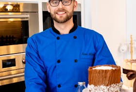 Aaron McInnis of Stephenville is sharing his tips, tricks and secrets in his new cookbook, “Man Versus Cake Presents Happy Belly: The Cake Book.”