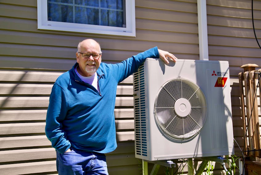 Brent Taylor, a Stratford resident, says he used his loan from the Switch Stratford program to install a new heat pump in his house and insulate his basement after an efficiency assessment pointed out they would help out the most with energy loss. Cody McEachern • The Guardian