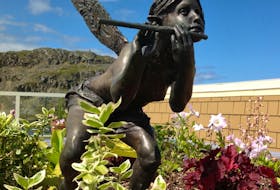 This Piper Fairy sculpture resides in the Faerie Garden at Cupids Legacy Centre in Cupids, NL. Claudine Garland photo