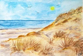 The Dunes by Paulette LeBlanc show the sand dunes that run along Prince Edward Island’s north shore. Contributed
