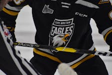 The Cape Breton Eagles will open the 2022 Quebec Major Junior Hockey League preseason on Aug. 23 against the Halifax Mooseheads at the Miners Forum in Glace Bay. JEREMY FRASER/CAPE BRETON POST.